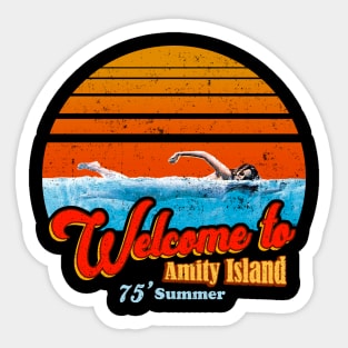 Welcome to Amity Island Sticker